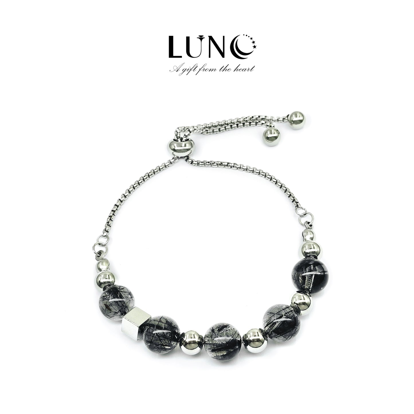 【 LUNO Premium Black Rutilated Quartz 】 🖤