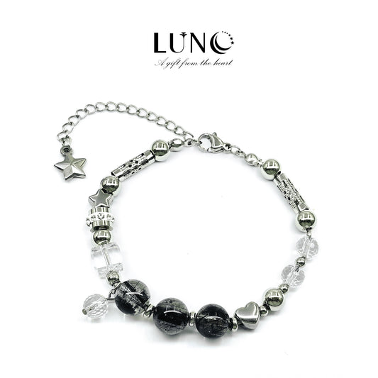 【 LUNO Premium Black Rutilated Quartz 】 🖤