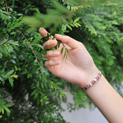 【 LUNO Premium Strawberry Quartz Bracelet 】🍓